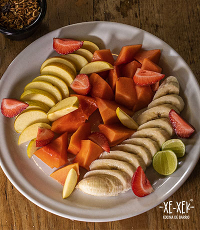 Plato de fruta