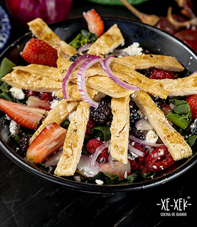 Ensalada de frutos rojos